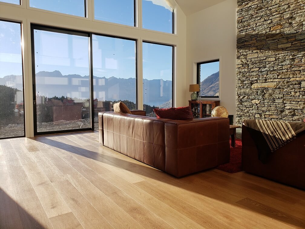 Moke Lake House Wooden Flooring, Queenstown